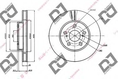 Тормозной диск DJ PARTS купить