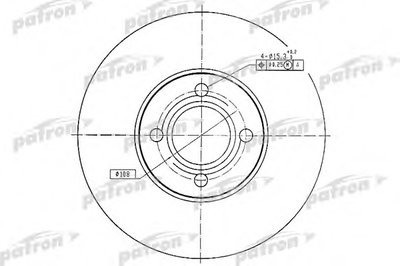 Тормозной диск PATRON купить