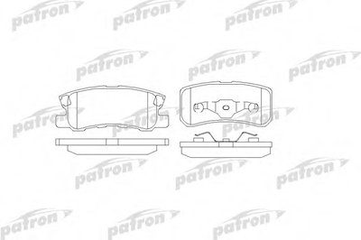 Комплект тормозных колодок, дисковый тормоз PATRON купить