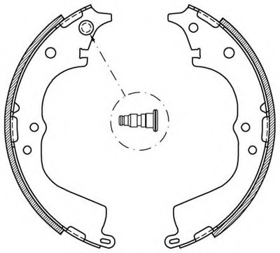 Комплект тормозных колодок ADVANCE OPEN PARTS купить