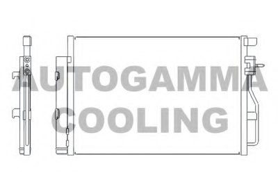 Конденсатор, кондиционер AUTOGAMMA купить