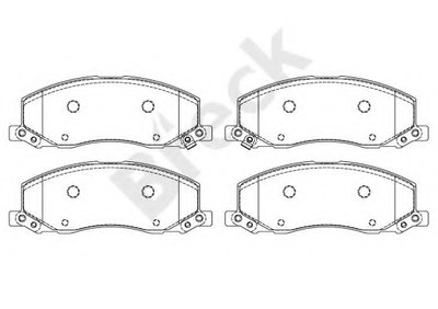 Комплект тормозных колодок, дисковый тормоз BRECK купить