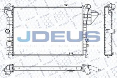 Радиатор, охлаждение двигателя JDEUS купить