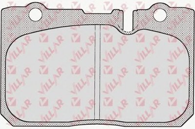 Комплект тормозных колодок, дисковый тормоз VILLAR купить