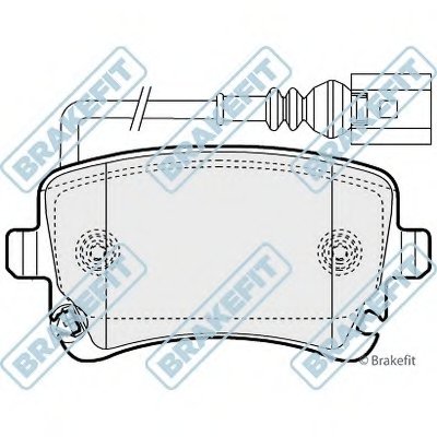 Комплект тормозных колодок, дисковый тормоз Brake Fit APEC braking купить