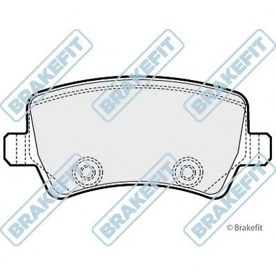 Комплект тормозных колодок, дисковый тормоз Brake Fit APEC braking купить