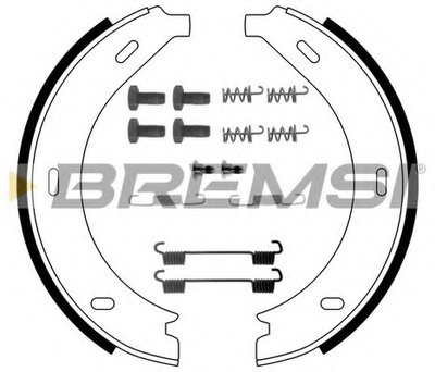 Комплект тормозных колодок, стояночная тормозная система BREMSI купить