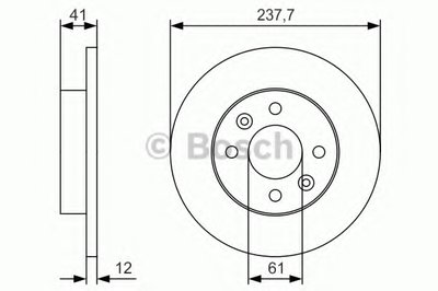 Тормозной диск BOSCH купить