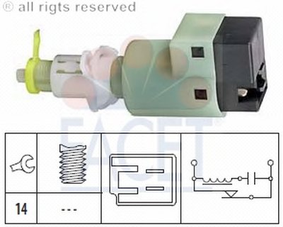 Выключатель фонаря сигнала торможения FACET купить