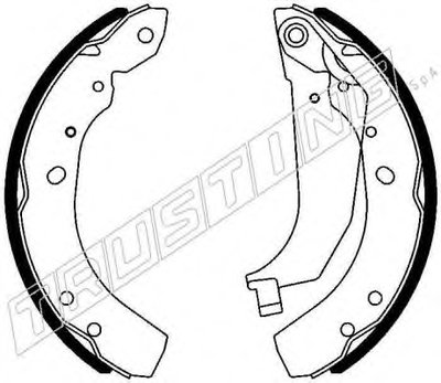 Комплект тормозных колодок TRUSTING купить