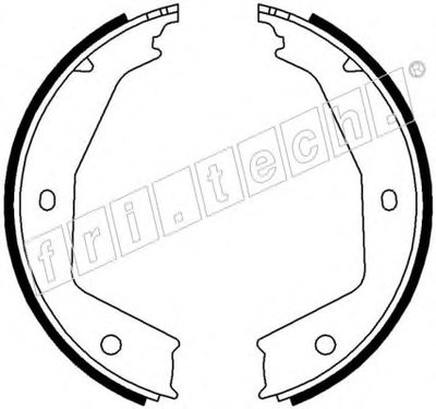 Комплект тормозных колодок, стояночная тормозная система fri.tech. купить