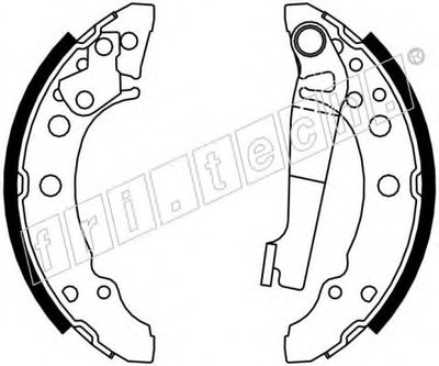 Комплект тормозных колодок REPARATION KIT fri.tech. купить