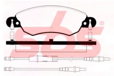 Комплект тормозных колодок, дисковый тормоз sbs купить