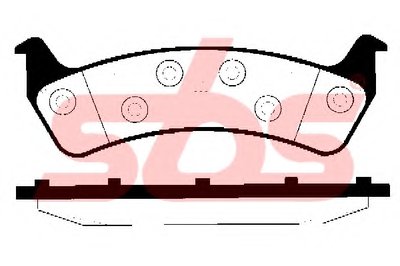 Комплект тормозных колодок, дисковый тормоз sbs купить