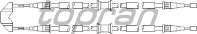 Трос, стояночная тормозная система TOPRAN купить