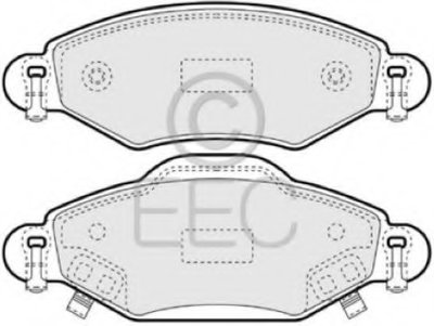 Комплект тормозных колодок, дисковый тормоз EEC купить