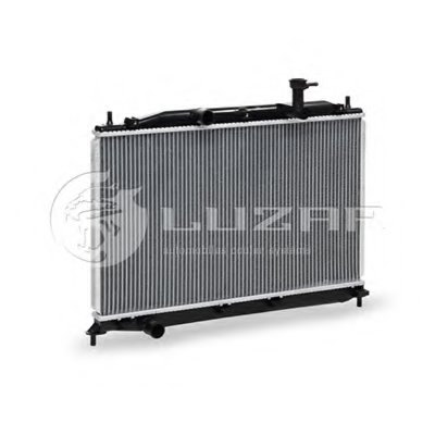 Радиатор охлаждения Rio 1.4/1.6 (05-) МКПП (алюм) (LRc KIRi05100) Luzar