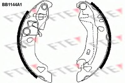 Комплект тормозных колодок FTE купить