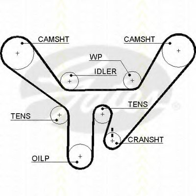 Ремень ГРМ TRISCAN купить