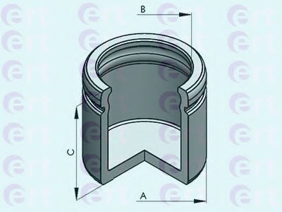 Поршень, корпус скобы тормоза ERT купить