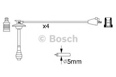 Комплект проводов зажигания BOSCH купить