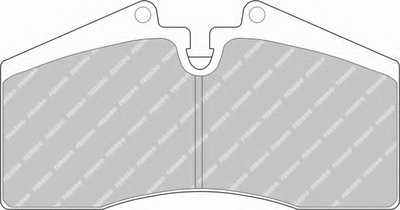 Комплект тормозных колодок, дисковый тормоз PREMIER FERODO купить