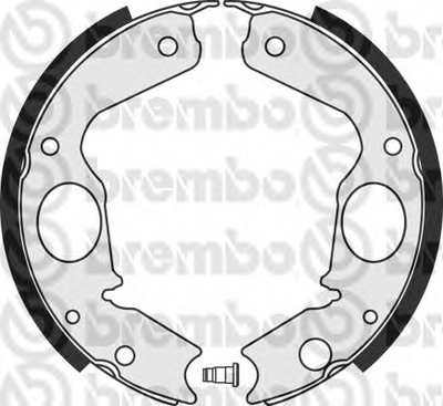 Комплект тормозных колодок, стояночная тормозная система BREMBO купить