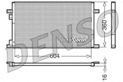 Конденсатор, кондиционер DENSO купить