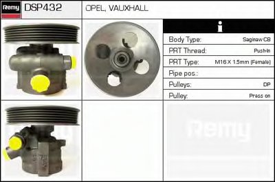 Гидравлический насос, рулевое управление Remanufactured REMY (Multiline) DELCO REMY купить