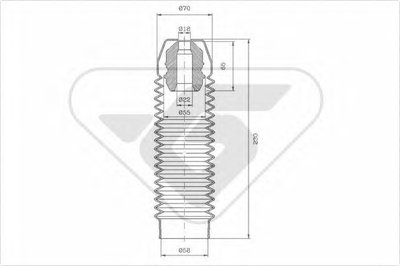 Пылезащитный комплект, амортизатор HUTCHINSON купить