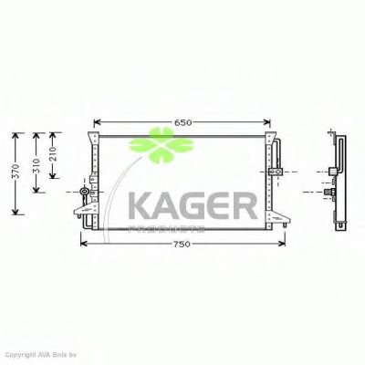 Конденсатор, кондиционер KAGER купить