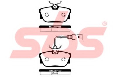 Комплект тормозных колодок, дисковый тормоз sbs купить