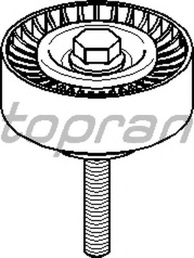 Паразитный / ведущий ролик, поликлиновой ремень TOPRAN купить