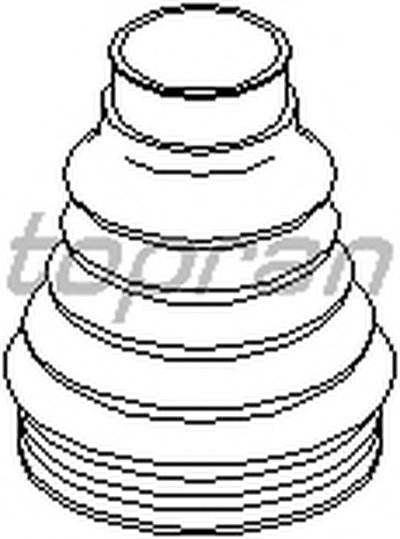 Пыльник, приводной вал TOPRAN купить