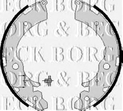 Комплект тормозных колодок BORG & BECK купить