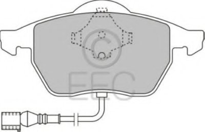 Комплект тормозных колодок, дисковый тормоз EEC купить
