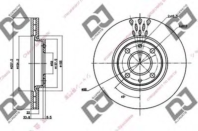 Тормозной диск DJ PARTS купить