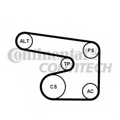 Поликлиновой ременный комплект CONTITECH купить