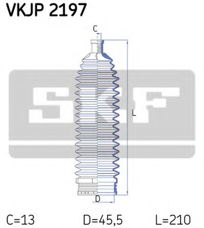 Комплект пылника, рулевое управление SKF купить