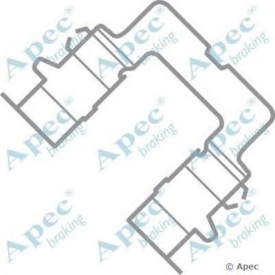 Комплектующие, тормозные колодки APEC braking купить