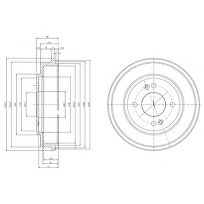 Тормозной барабан DELPHI купить