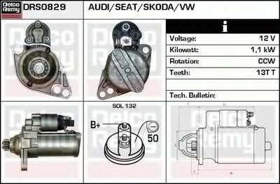 Стартер Remanufactured REMY (Light Duty) DELCO REMY купить