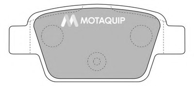 Комплект тормозных колодок, дисковый тормоз MOTAQUIP купить