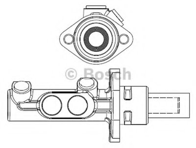 целиндер ручного тормоза BOSCH купить