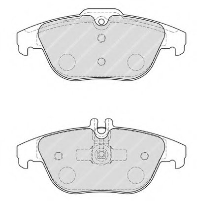 Колодки тормозные (задние) MB C-class (W204/C204)/E-class (C
