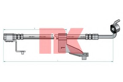 Тормозной шланг NK купить
