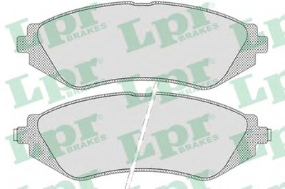 05P682  LPR - Гальмівні колодки до дисків (F, з датчиком)