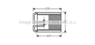 Теплообменник, отопление салона AVA QUALITY COOLING купить