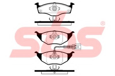 Комплект тормозных колодок, дисковый тормоз sbs купить