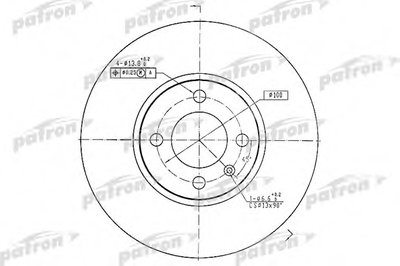 Тормозной диск PATRON купить